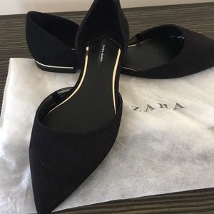 Zara Basic Black Flats